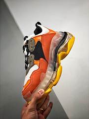 Balenciaga Triple S Clear Sole Orange Grey Black  - 3