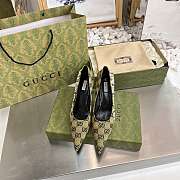 Gucci x Balenciaga The Hacker Project Square Knife pump Yellow Heel - 2