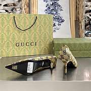 Gucci x Balenciaga The Hacker Project Square Knife pump Yellow Heel - 4