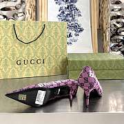 Gucci x Balenciaga The Hacker Project Square Knife pump Purple - 4