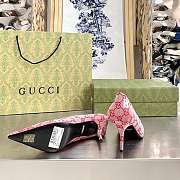 Gucci x Balenciaga The Hacker Project Square Knife pump Pink Heel - 5