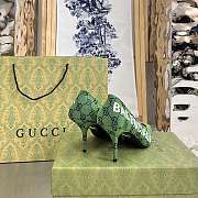 Gucci x Balenciaga The Hacker Project Square Knife pump Green Heel - 6