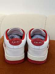 AMIRI Skel Top Low White Red White MFS003-124 - 3