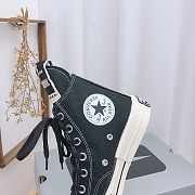 Converse TURBODRK Chuck Taylor All-Star 70 Hi Rick Owens DRKSHDW Black 172344C - 2