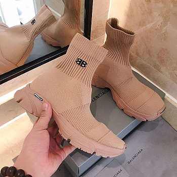 Balenciaga Speed Trainer Mr. Porter Dark Beige