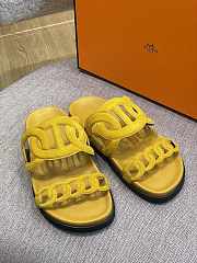 Hermes Sandal Slide Yellow Rings Locker - 1