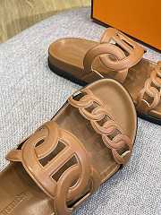 Hermes Sandal Slide Gold Rings Locker - 2