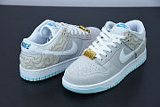 Nike Dunk Low SE Barber Shop Grey DH7614-500 - 4