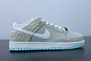 Nike Dunk Low SE Barber Shop Grey DH7614-500 - 2