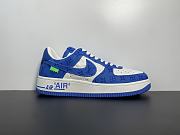 Louis Vuitton Nike Air Force 1 Low By Virgil Abloh White Royal - 1