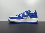 Louis Vuitton Nike Air Force 1 Low By Virgil Abloh White Royal - 6