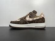 Nike Air Force 1 Low Louis Vuitton Monogram Brown Damier Azur - 6