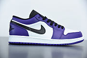 Air Jordan 1 Low Court Purple White 553558-500 - 2