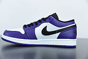 Air Jordan 1 Low Court Purple White 553558-500 - 3