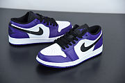 Air Jordan 1 Low Court Purple White 553558-500 - 4