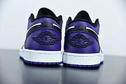 Air Jordan 1 Low Court Purple White 553558-500 - 6