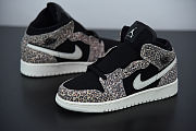 Air Jordan 1 Mid SE Leopard (GS) BQ6931-021 - 5