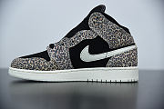 Air Jordan 1 Mid SE Leopard (GS) BQ6931-021 - 6