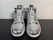 Air Jordan 1 Mid SE Disco Metallic Silver (W) CU9304-001 - 5