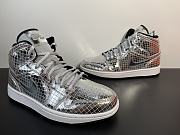 Air Jordan 1 Mid SE Disco Metallic Silver (W) CU9304-001 - 6