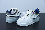 Nike Air Force 1 Low React Split White Photo Blue DH7615-101 - 2