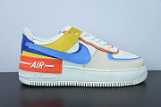 Nike Air Force 1 Low Shadow Sail Game Royal Rush Orange University Blue (W) CI0919-115 - 2