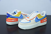 Nike Air Force 1 Low Shadow Sail Game Royal Rush Orange University Blue (W) CI0919-115 - 6