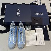 Dior B23 High Top Daniel Arsham Light Blue 3SH118YUP_H561 - 5