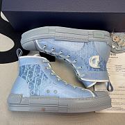 Dior B23 High Top Daniel Arsham Light Blue 3SH118YUP_H561 - 2