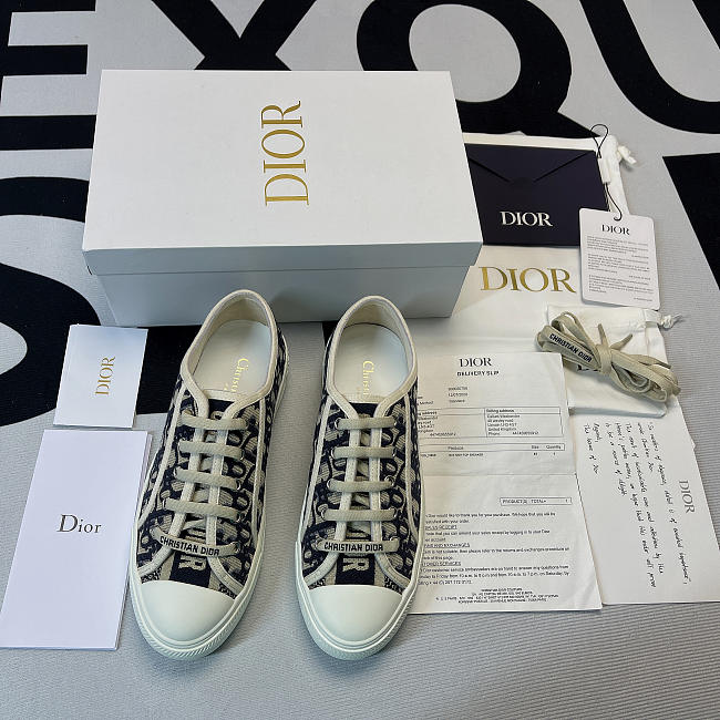 Dior Walk'N'Dior Oblique Navy Canvas (W) KCK211OBE_S56B - 1