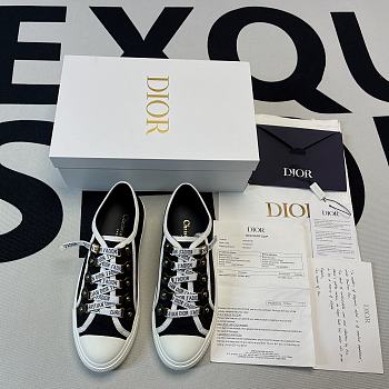 Dior Walk'N'Dior Low Top Black Canvas (W) KCK177CVA_S12X