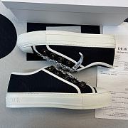 Dior Walk'N'Dior Low Top Black Canvas (W) KCK177CVA_S12X - 4