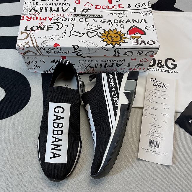 Dolce & Gabbana Logo print Sorrento sneakers Black  - 1