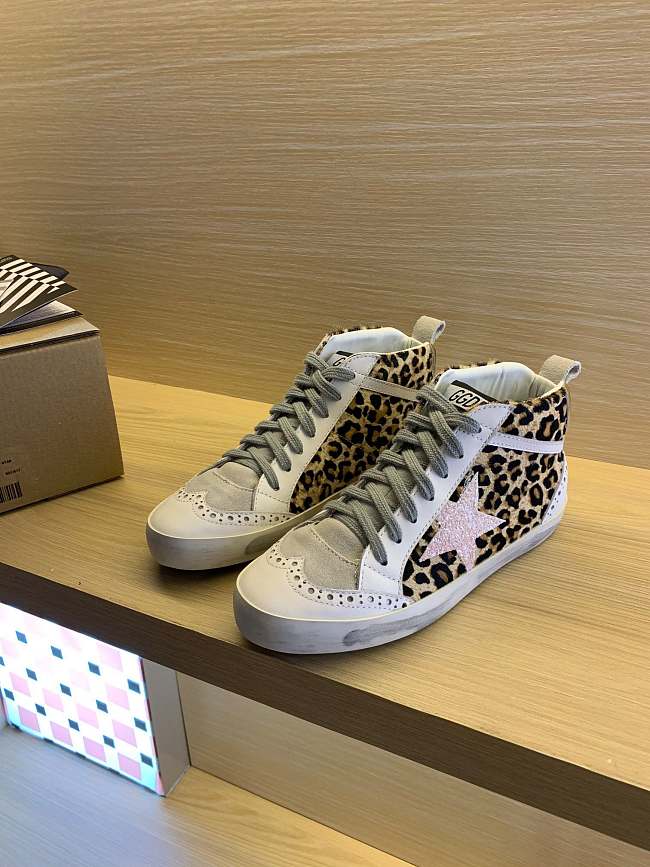 Golden Goose-Sneakers High Leopard - 1