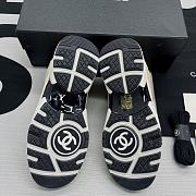 Chanel Trainer Printed Suede Calfskin Apricot - 4