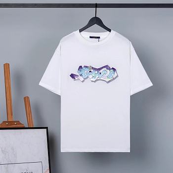 Louis Vuitton 3D LV GRAFFITI EMBROIDERED T-SHIRT 1AA54K