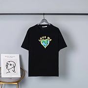 Givenchy Slim fit t-shirt in Love me jersey Black BM71DM3Y6B-001 - 1