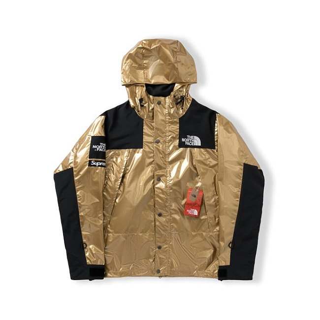 Supreme The North Face Metallic Mountain Parka Gold SS18 - 1