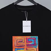 Givenchy Slim fit t-shirt in jersey with 4G sun print BM71CT3Y6B-001 - 4