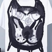 Givenchy Oversized t-shirt in jersey with print White BM71EG3Y6B-100 - 6