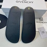 Givenchy Paris Flat Sandals Black White  BH300HH0EP-001 - 6