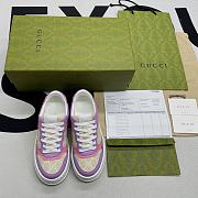 GUCCI Chunky B leather and canvas sneakers P00677608 - 2