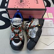 Gucci Flashtrek SEGA Silve And Black Removable Crystal  - 1