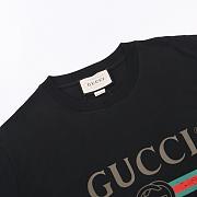 Gucci Women's Black Oversized Logo T-shirt  - 2