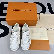 Louis Vuitton Time Out Debossed Monogram Leather White Gold (W) 1A9HAX - 4