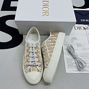 Dior Walk'N'Dior Low Top Light $ Gold Natural Canvas - 1