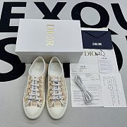 Dior Walk'N'Dior Low Top Light $ Gold Natural Canvas - 4