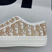 Dior Walk'N'Dior Low Top Light $ Gold Natural Canvas - 3