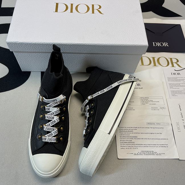 Dior Walk'N'Dior High Sneaker Black  - 1