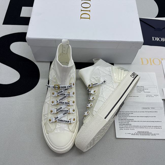 Dior Walk'N'Dior White Cannage Technical Mesh KCK276NKR_S10W - 1